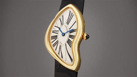 cartier melted watch|cartier melting clock watch.